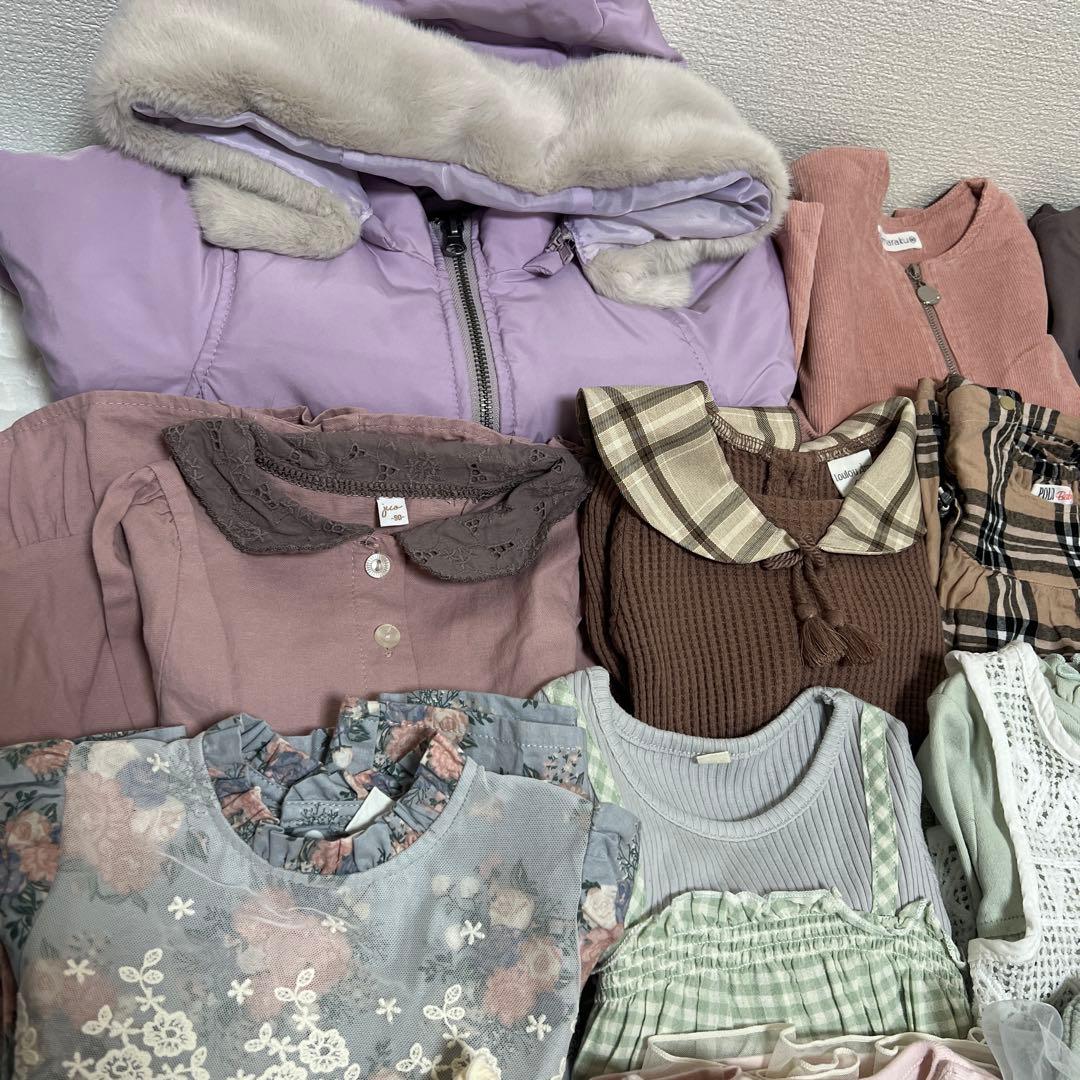 I*A様 女の子　秋冬服　保育園　まとめ売り　90サイズ　60点