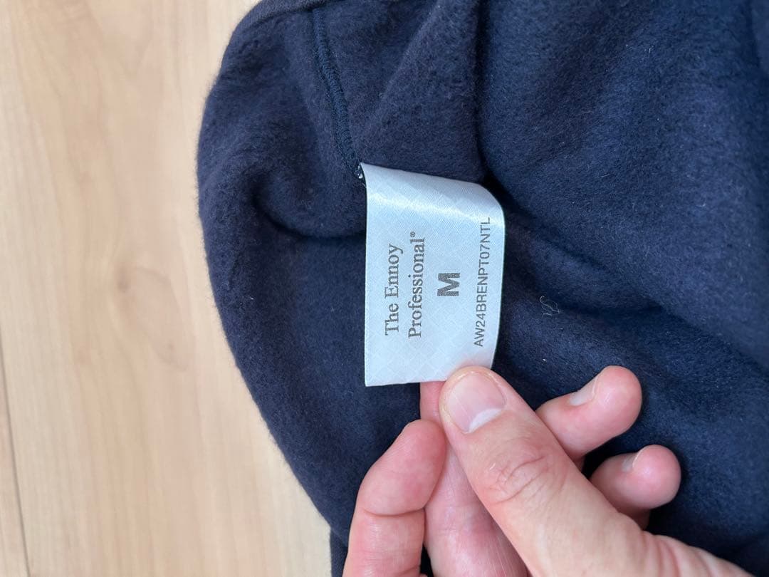 ENNOY TURTLENECK SWEAT SET UP NAVY Mサイズ