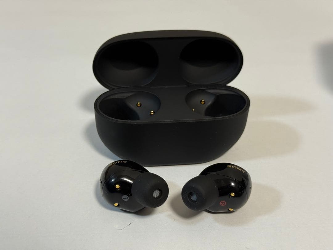 【美品】SONY WF-1000XM5 ブラック　保証書付き