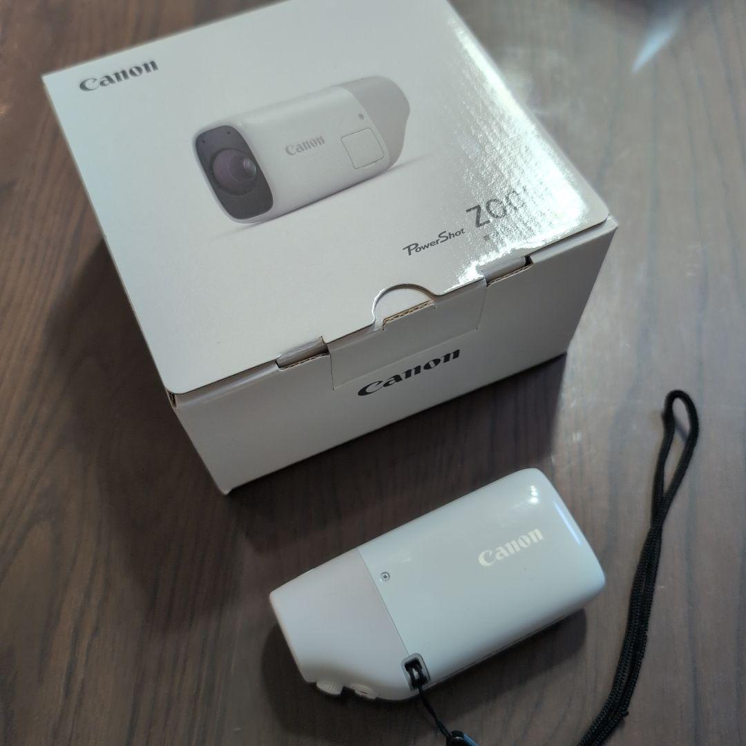 【中古品】Canon PowerShot ZOOM ホワイト
