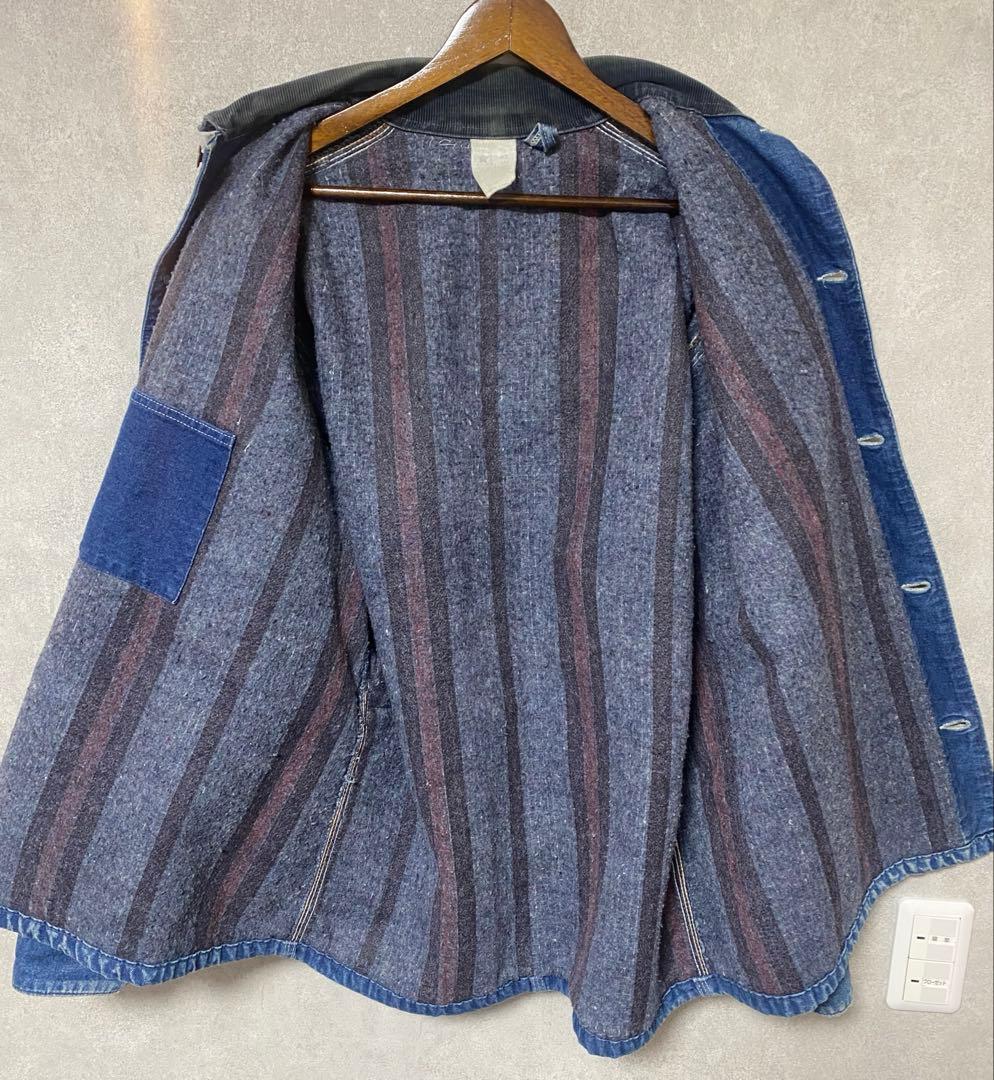 希少 星タグ Carhartt ミシガン チョアコート デニムUSA製 44