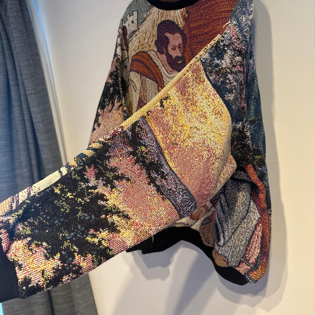 アメリカ古着 スウェット リメイク ラグ 再構築