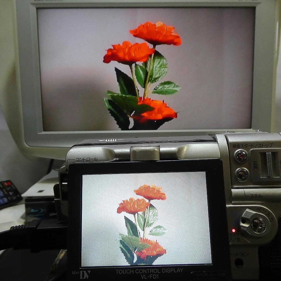 動作良好 シャープ VL-FD1 MiniDVビデオカメラ DVDダビングに最適