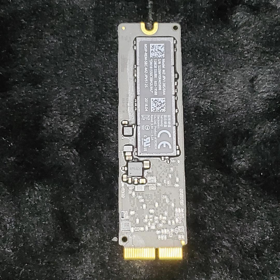 【Apple純正】PCIeM.2アダプター/純正m.2取外し品128GB動作品
