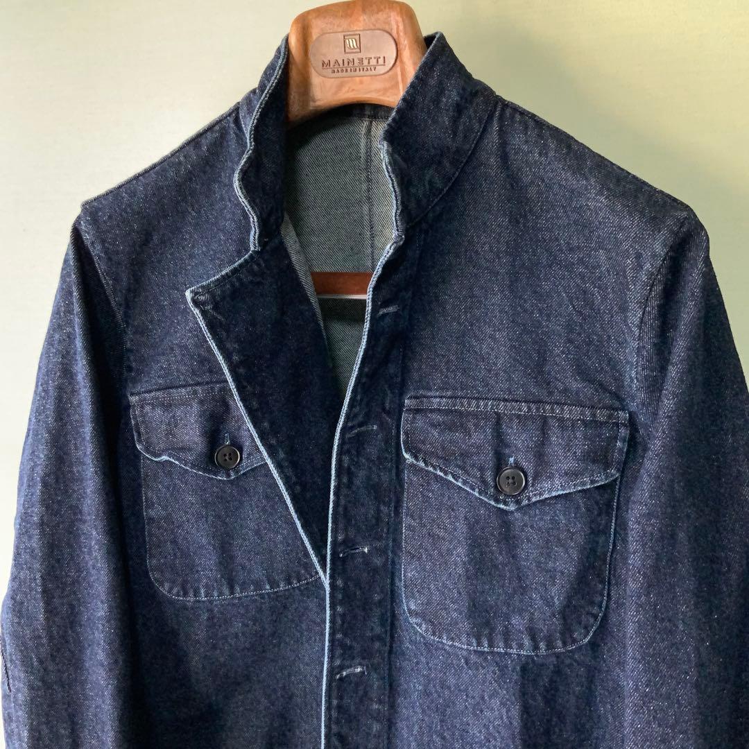 BAGUTTA バグッタ デニムジャケット S スタンドカラー ユーズド美品