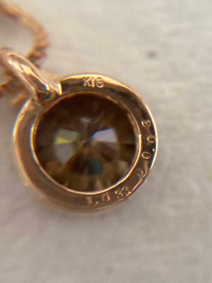 k18 ダイヤモンド　1カラット　ネックレス