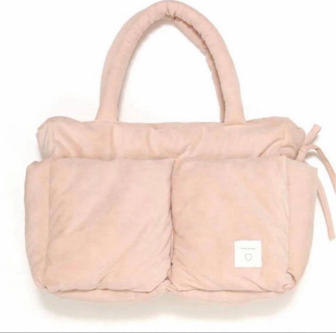 バッグ andmary Mary quilting suede bag pink