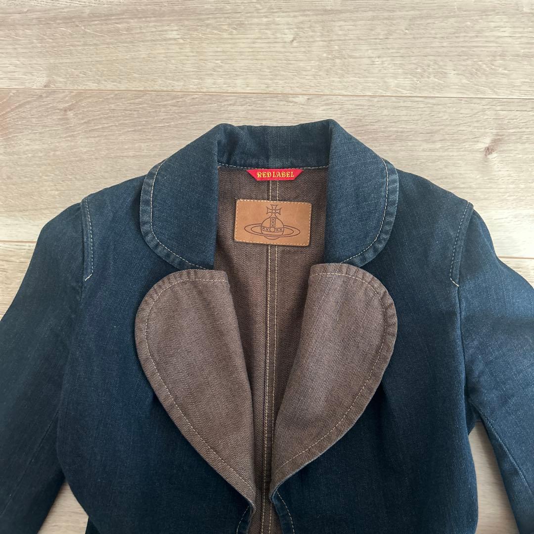 希少　レア　デニム　ジャケット　vivienne westwood RED