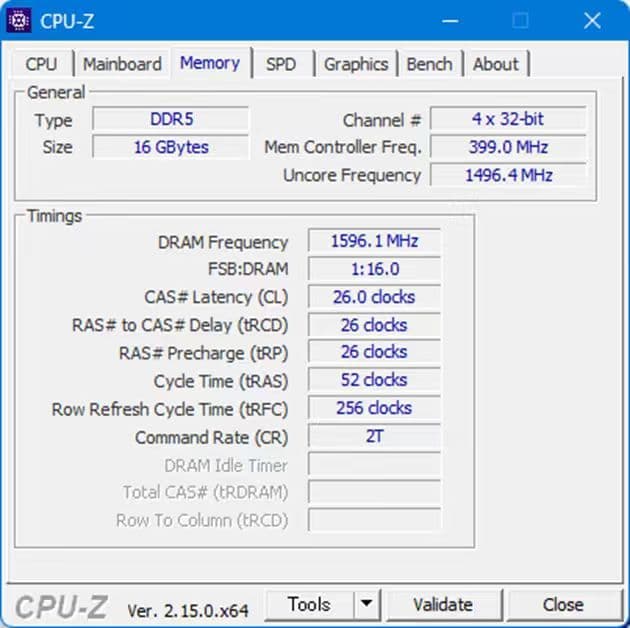 ノートパソコンメモリーDDR5 16GB(8GB×2)