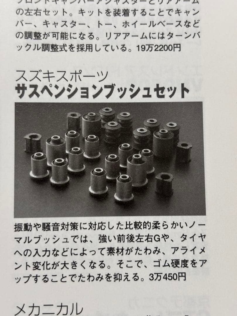 サスペンション強化ブッシュセットEA11 R.EA21 Rカプチーノ