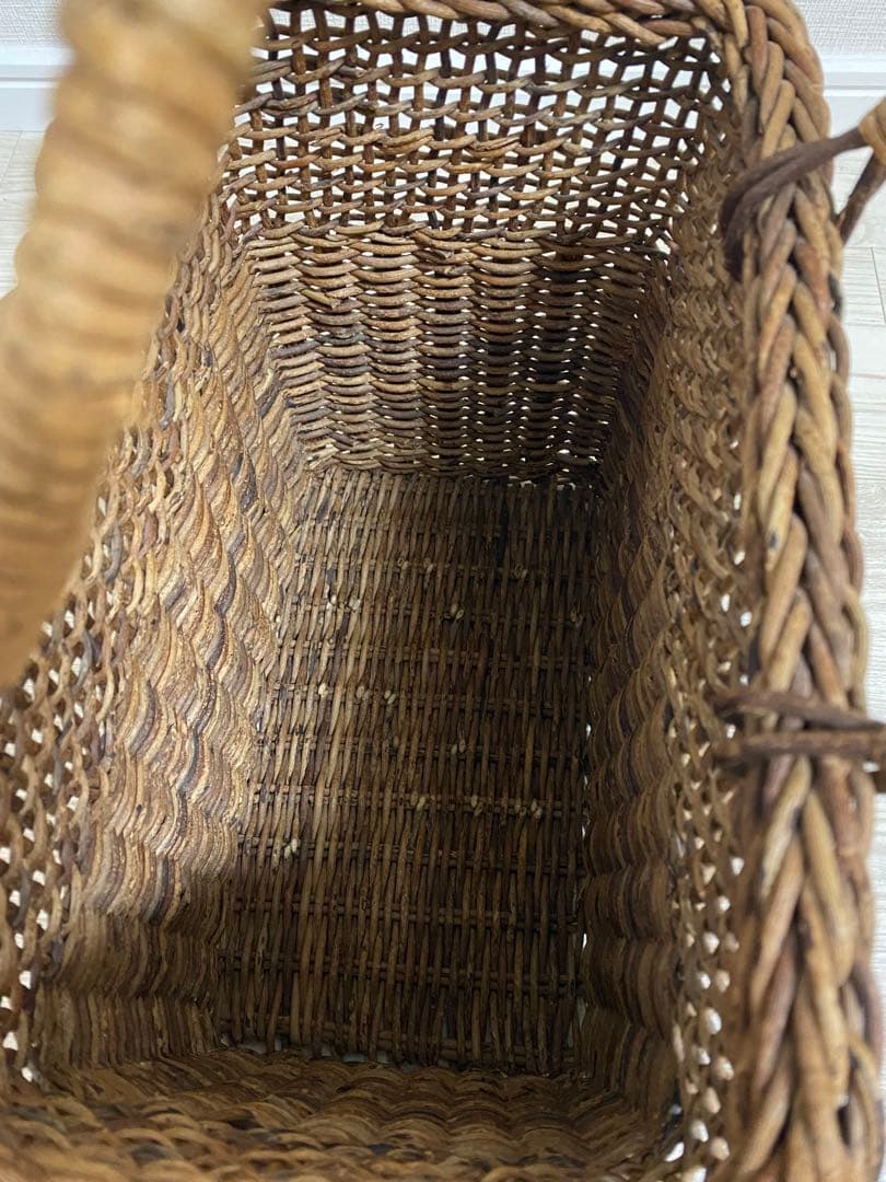 和島常男 あけび かごバッグ カゴバッグ