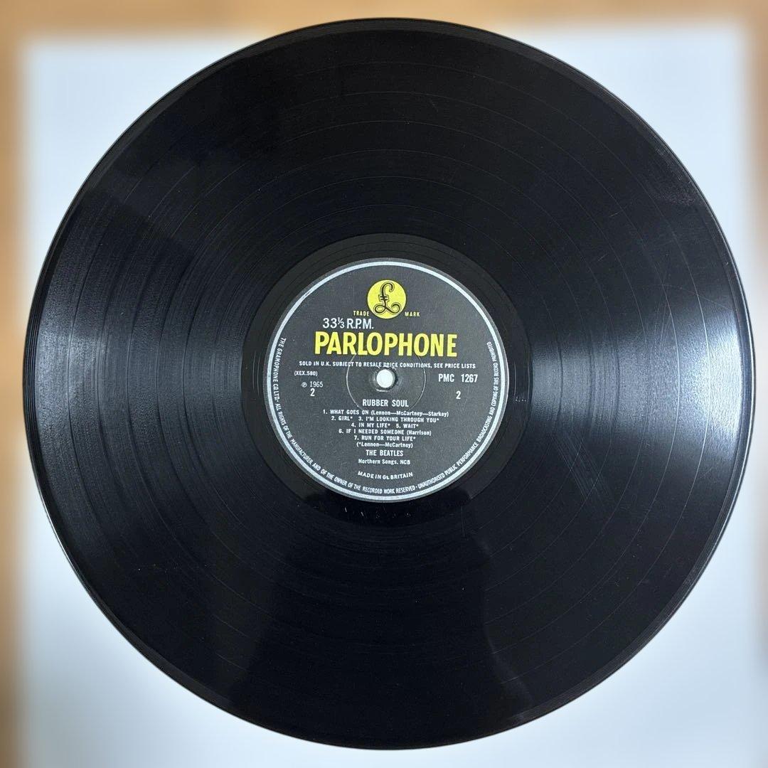 ビートルズ 名盤 レコード ラバーソウル UKオリジナルモノ盤