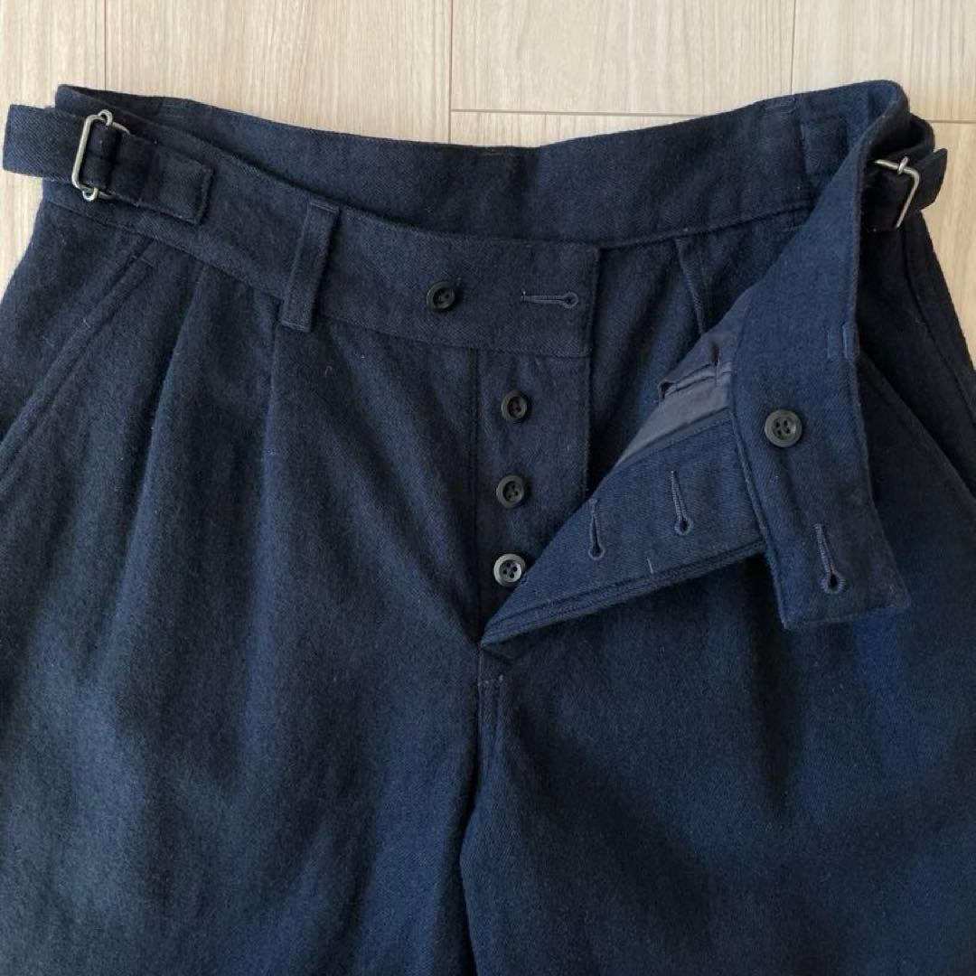 MHL. エムエイチエル マーガレットハウエル ツータックウールワイドパンツ