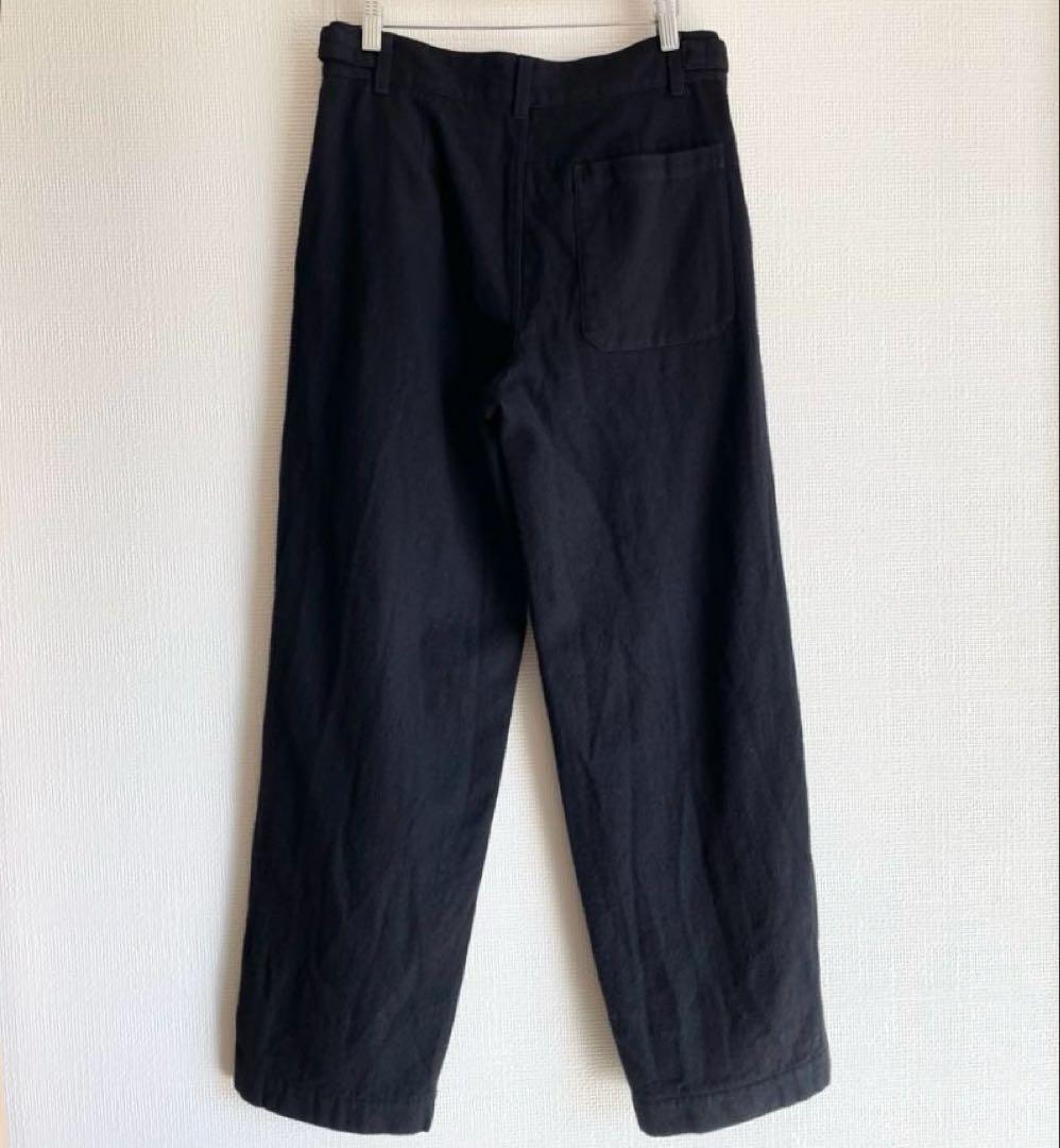 MHL. エムエイチエル マーガレットハウエル ツータックウールワイドパンツ