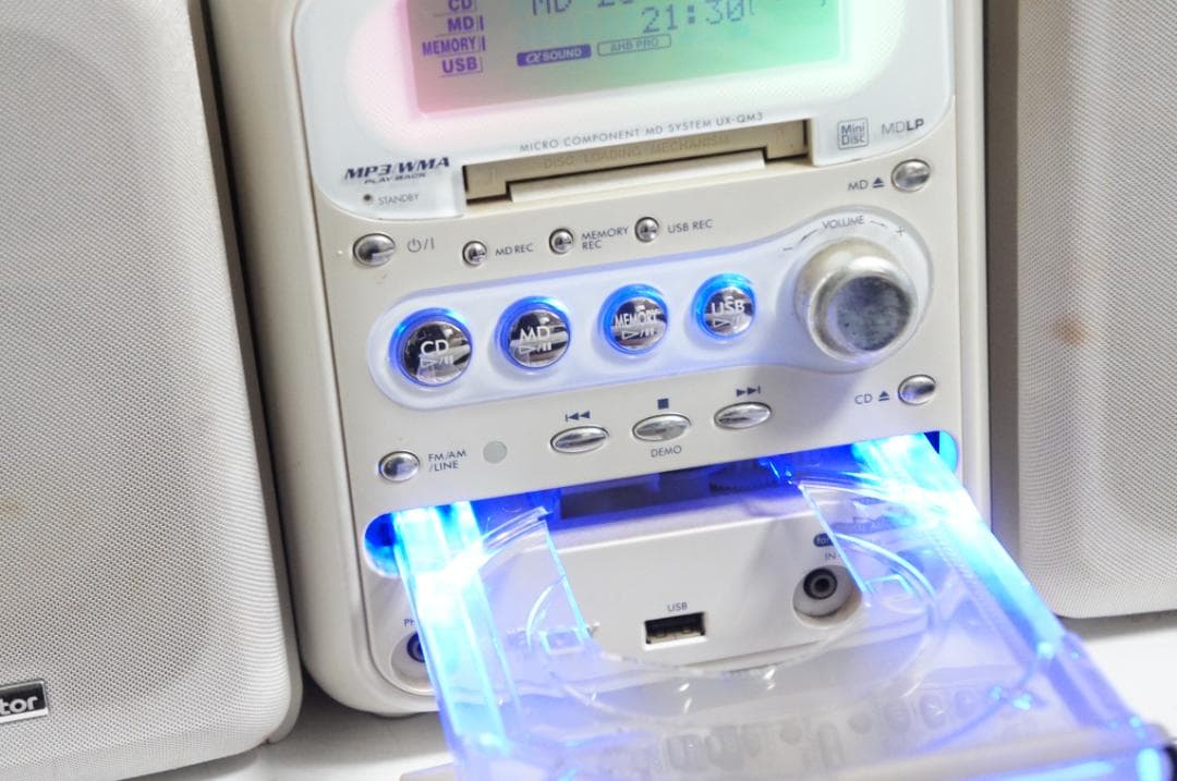 コンポ 動作品　UX-QM3 cd usb mp3 (ux-qm7) 0114