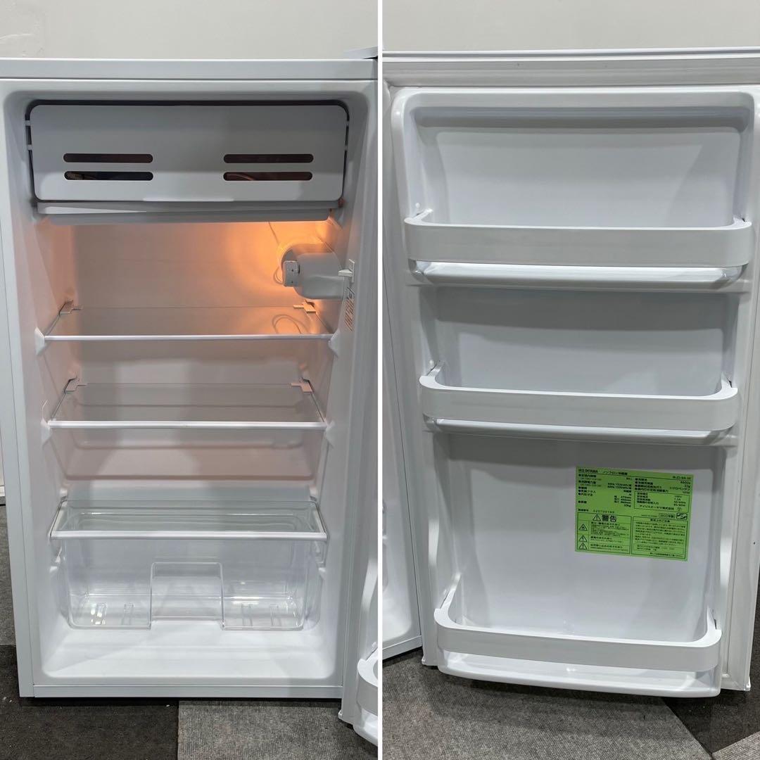 アイリスオーヤマ 冷蔵庫 IRJD-9A-W 93L 2022 家電Fe2049
