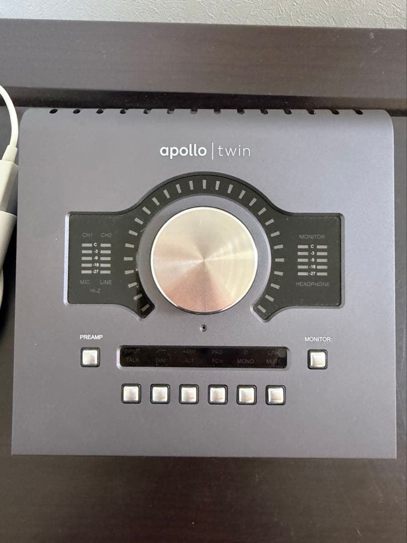UAD Apollo Twin mk2 DUO TB3変換ケーブル付き