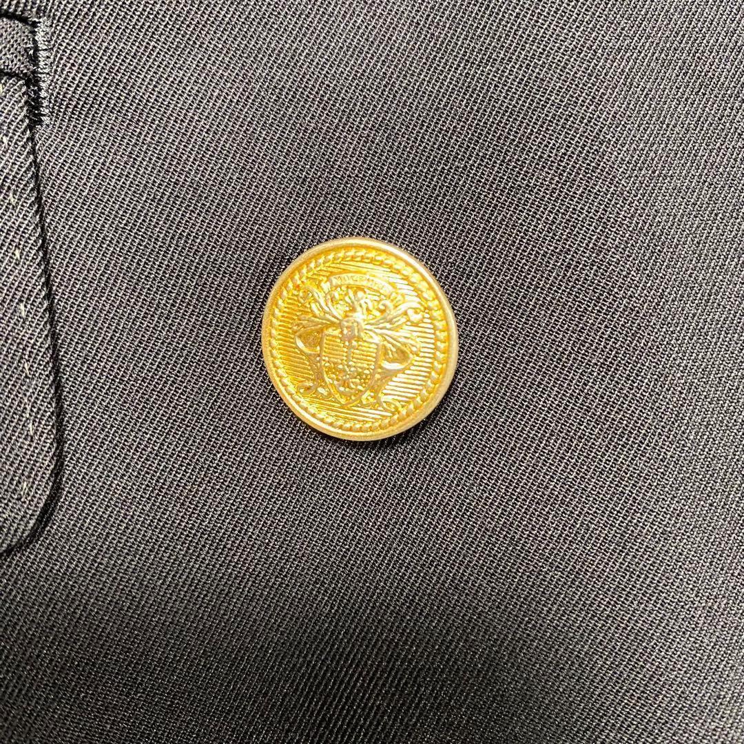 近年モデル✨　MACPHEE ウールギャバジン ダブルブレストジャケット　紺ブレ