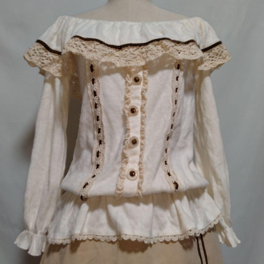 当時物 リズリサ オフショル ふわふわ 平成ギャル y2k 姫ギャル コケット