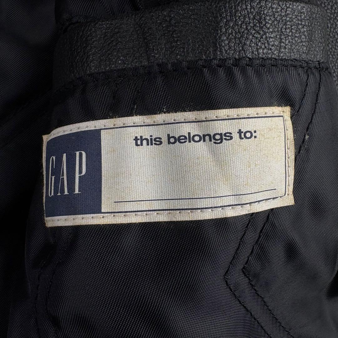 激レア⭐︎ 90s OLD GAP オールドギャップ レザージャケット ライダース