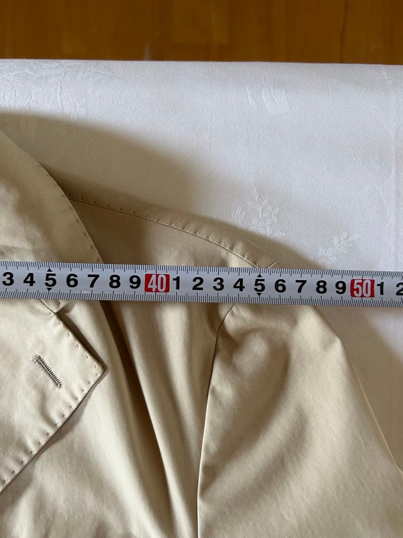 ベージュ シングルブレスト 2ピーススーツ