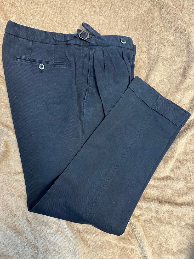 GTA / ジーティーアー 細畝コーデュロイ ツープリーツ 二本セット52