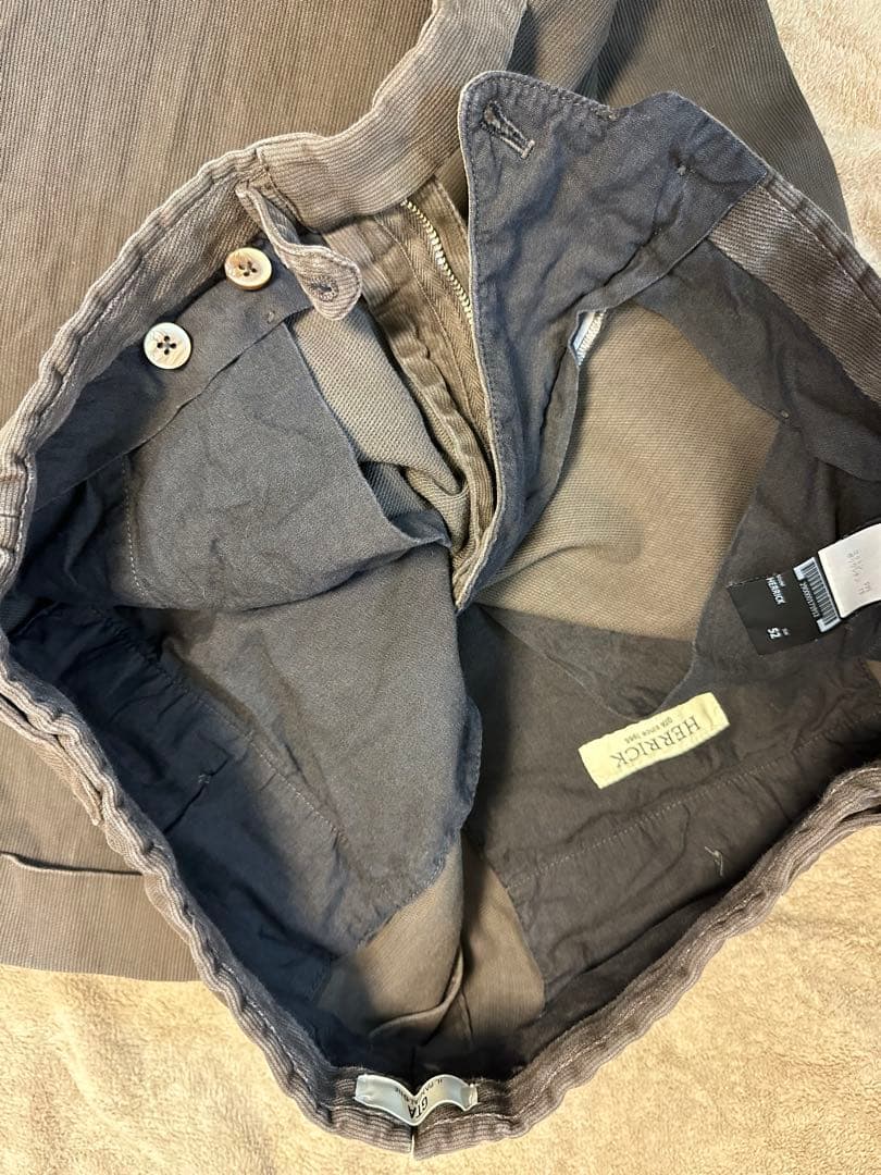 GTA / ジーティーアー 細畝コーデュロイ ツープリーツ 二本セット52