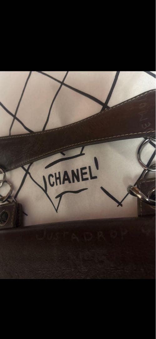 専用ブラウンレザーショルダーバッグ