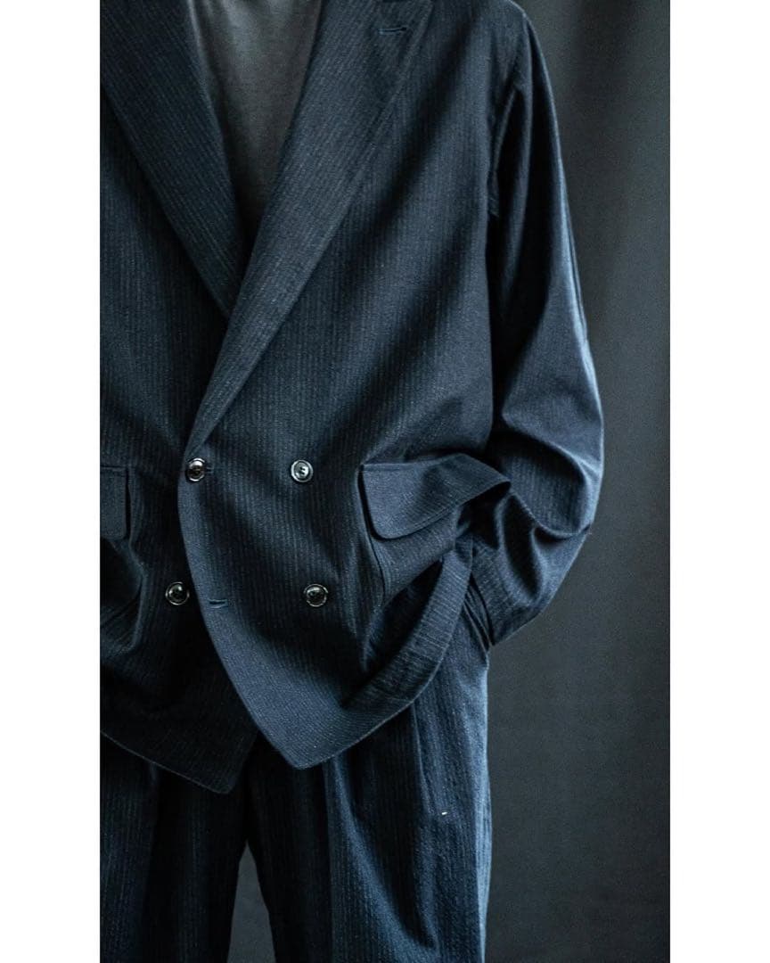 コンフェクト シルクネップストライプ セットアップ