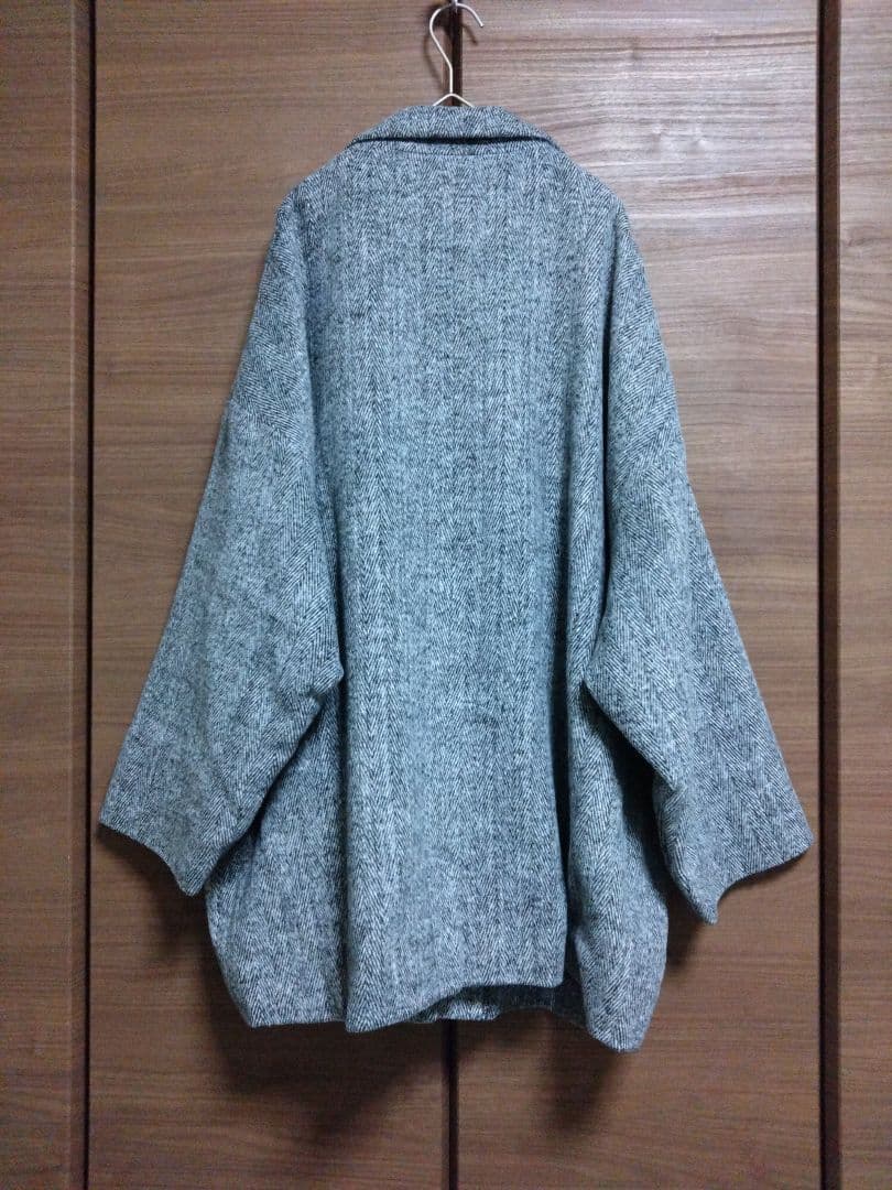 【 ELENCARE DUE 】 ヘリンボーンショートコート