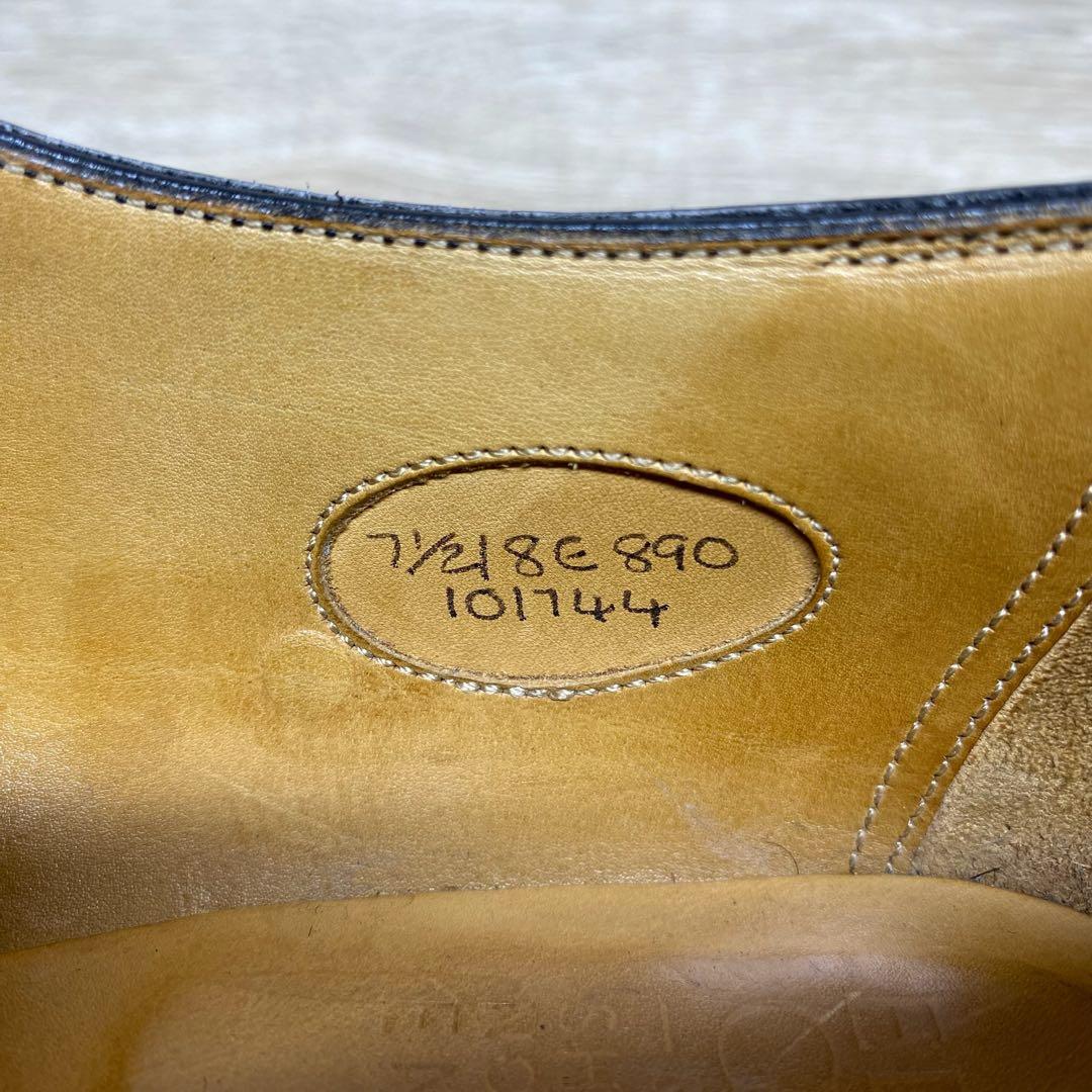 エドワードグリーン　ビジネスシューズ　革靴　レザー　ブラック　7.5