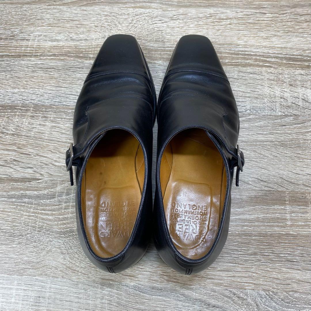 エドワードグリーン　ビジネスシューズ　革靴　レザー　ブラック　7.5