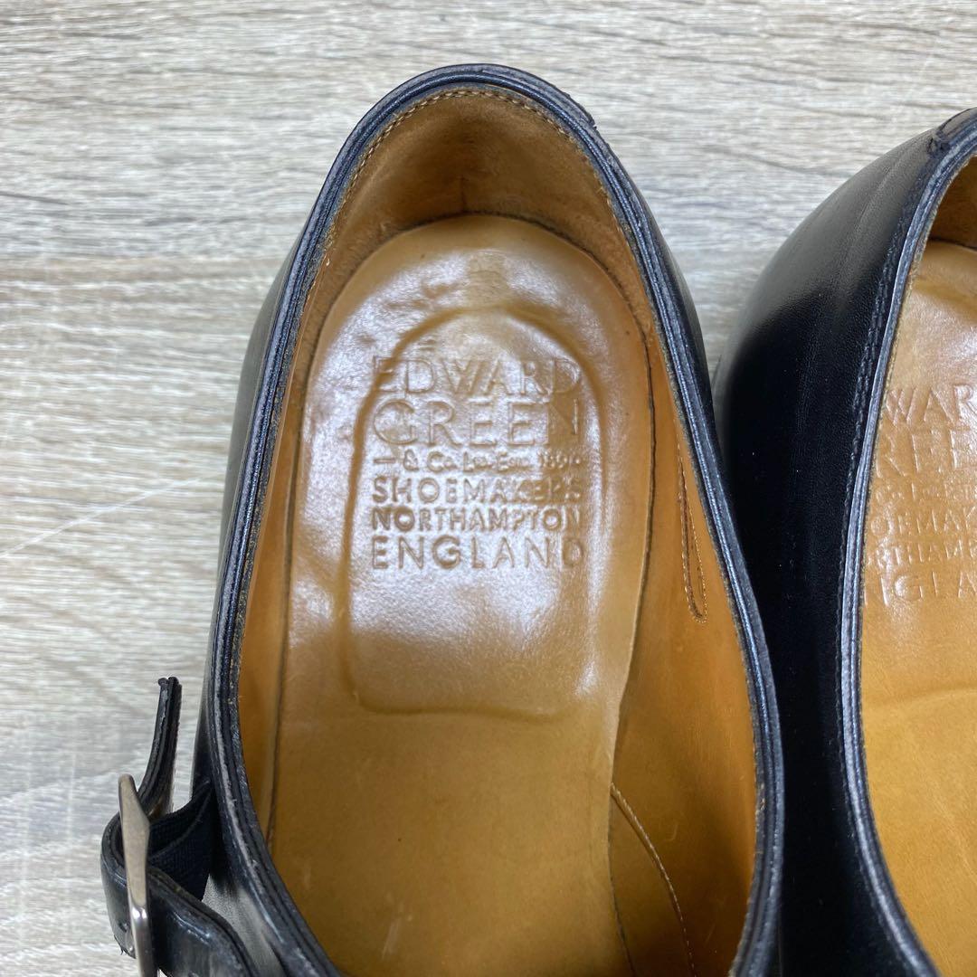 エドワードグリーン　ビジネスシューズ　革靴　レザー　ブラック　7.5