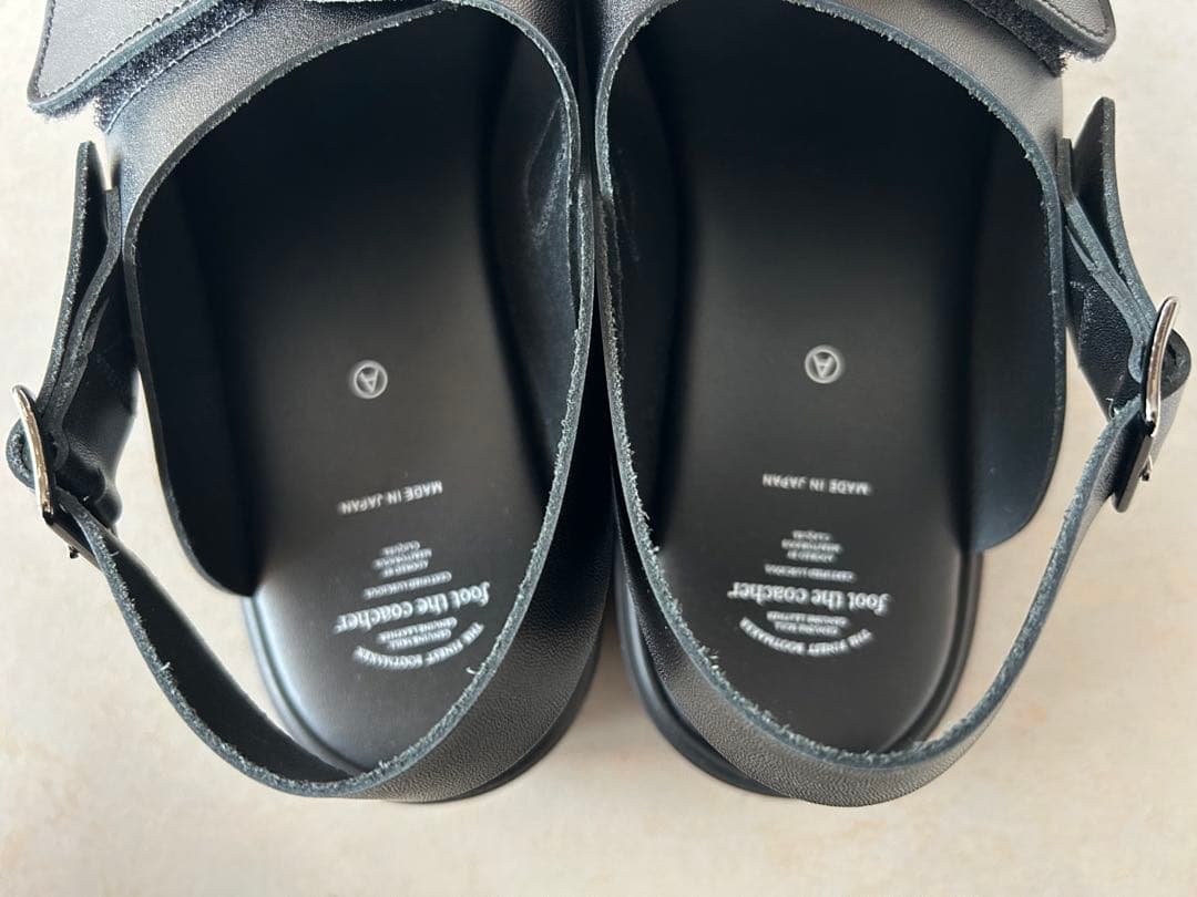 新品 foot the coacher VELCRO SANDALS 9