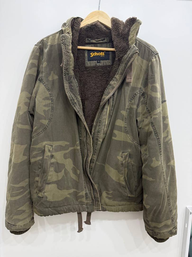 Schott カモフラージュ ミリタリージャケット M