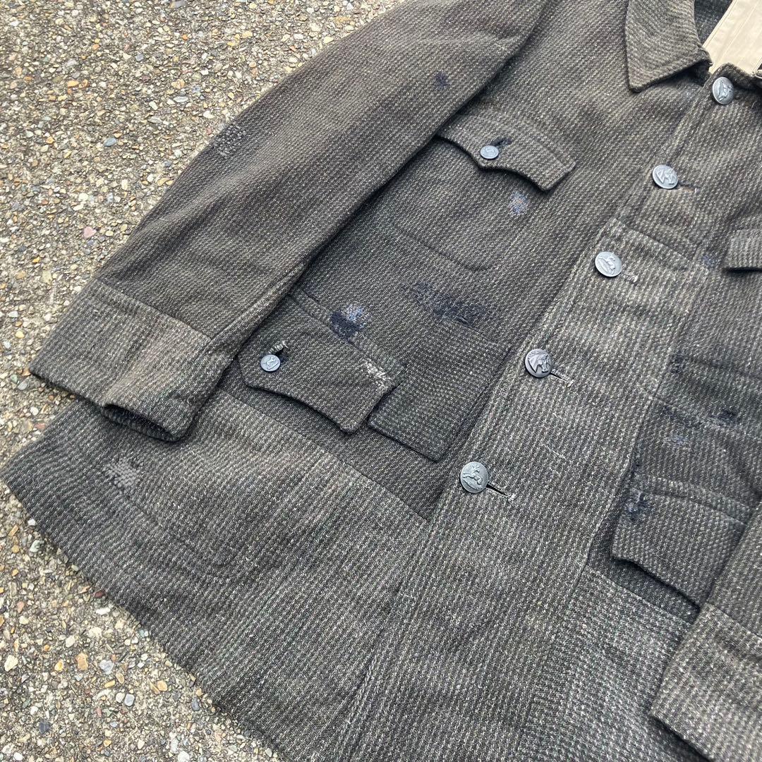 1920〜30s french vintage ウールハンティングジャケット