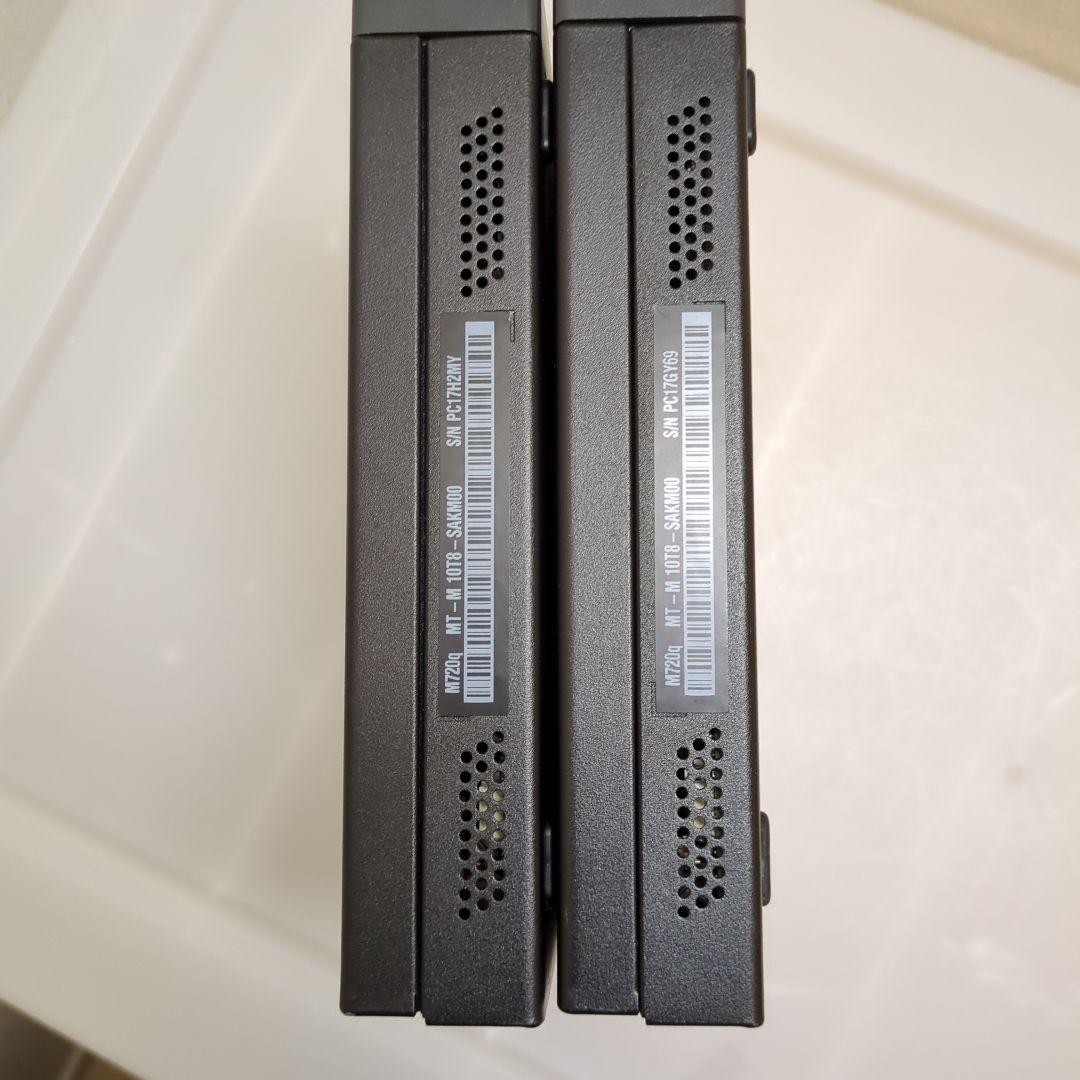 Lenovo ThinkCentre M720q i5-8400T 8GB 2台