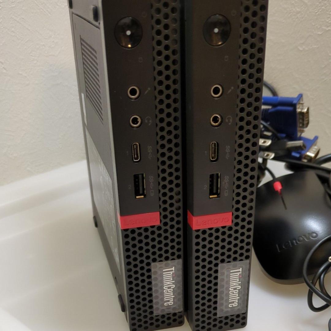 Lenovo ThinkCentre M720q i5-8400T 8GB 2台