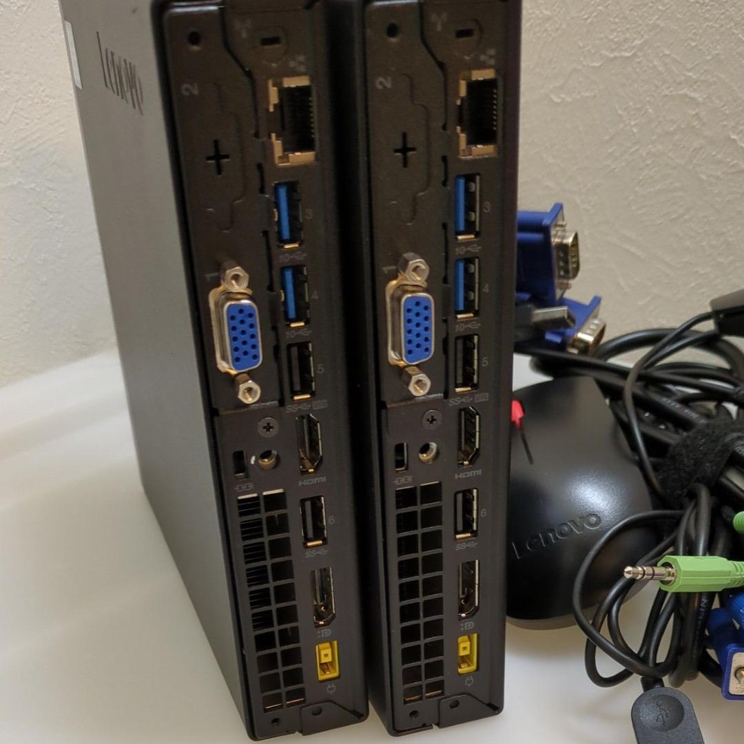 Lenovo ThinkCentre M720q i5-8400T 8GB 2台