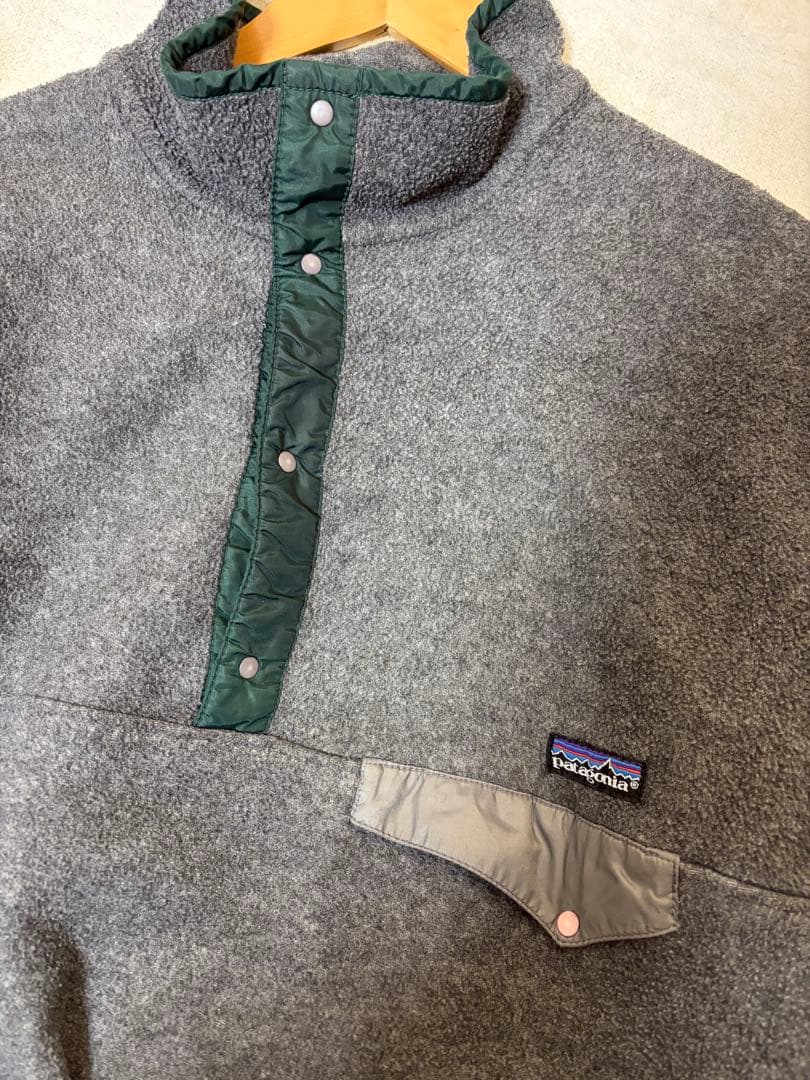 90s patagonia スナップt 前立てナイロン　パタゴニア