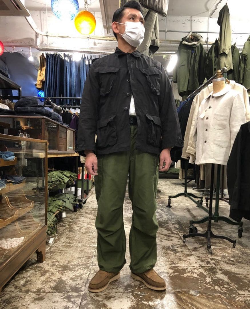 ジャングルファティーグジャケットブラックforemost富山