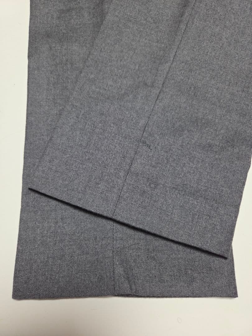 【美品】インコテックス　BEAMS F別注　SUPER100S　灰　48　秋冬