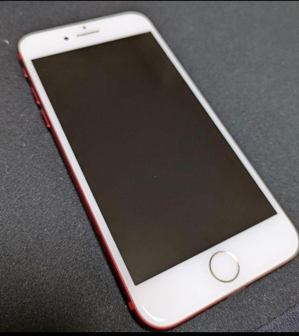美品 Apple iPhone 7 レッド 本体　128GB