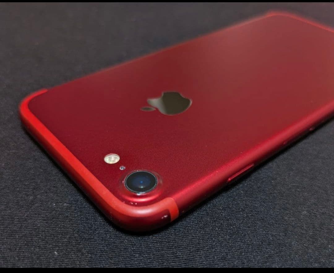 美品 Apple iPhone 7 レッド 本体　128GB
