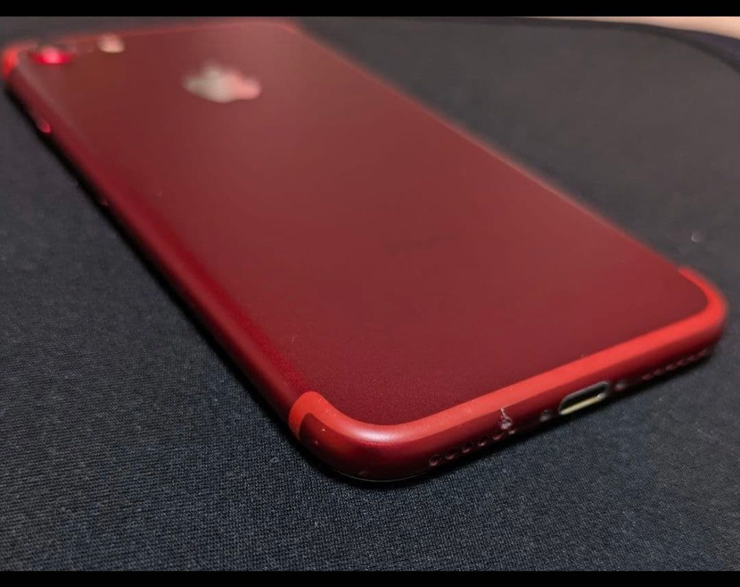 美品 Apple iPhone 7 レッド 本体　128GB