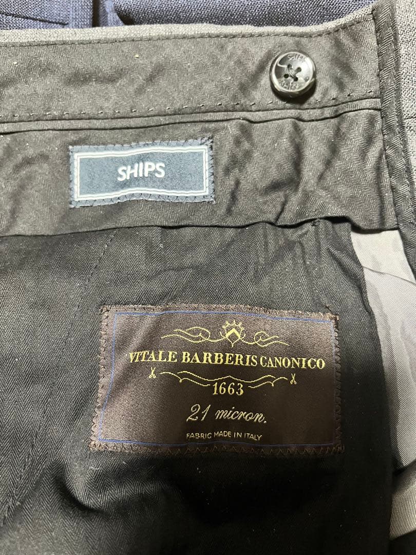 SHIPS スラックス 3点セット ネイビー グレー ダークグレー