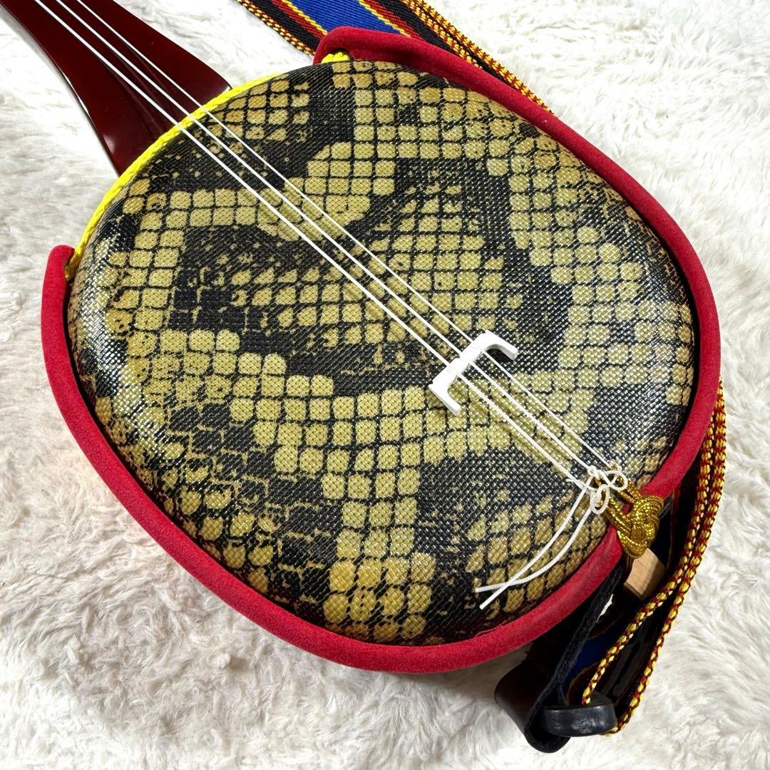 三線 沖縄三線 人工皮張り