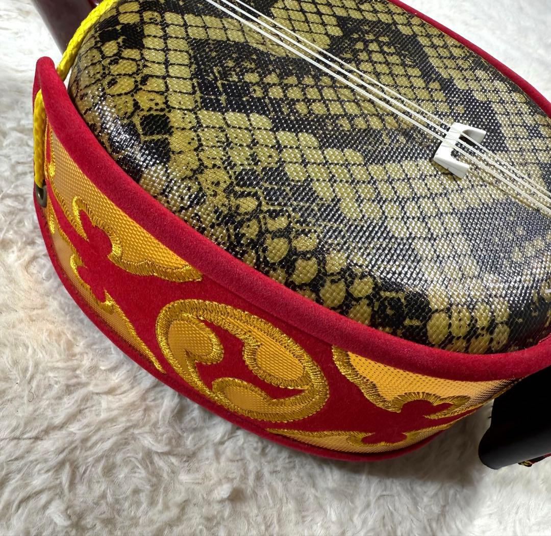 三線 沖縄三線 人工皮張り