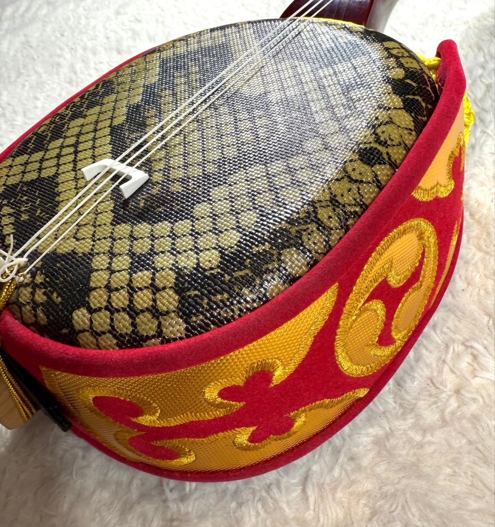 三線 沖縄三線 人工皮張り