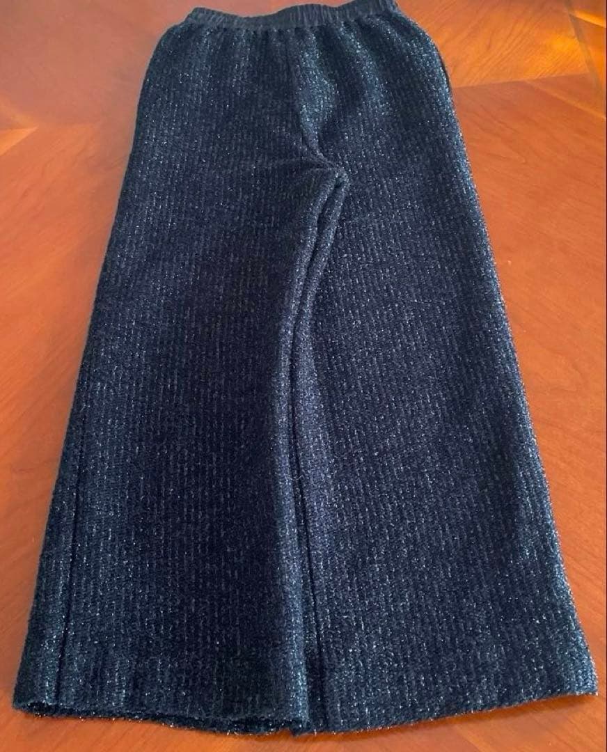 yori shirocon kirakiraワイドパンツ 36